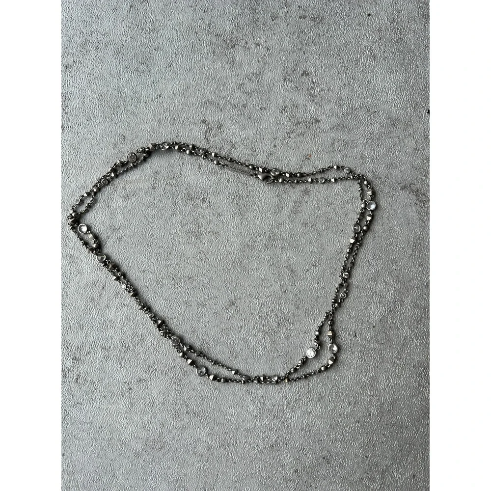 Kendra Scott Necklace Lot Rayne Pearl Druzy Lariat Tassel Long Party Jewelry - Picture 5 of 14